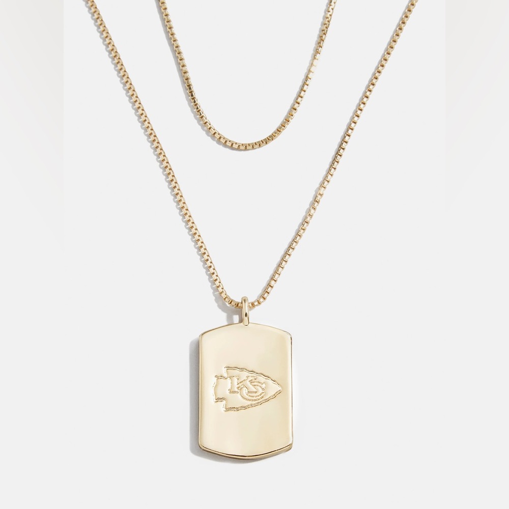 NWT Erin Andrews x Baublebar Kansas City Chiefs Necklace